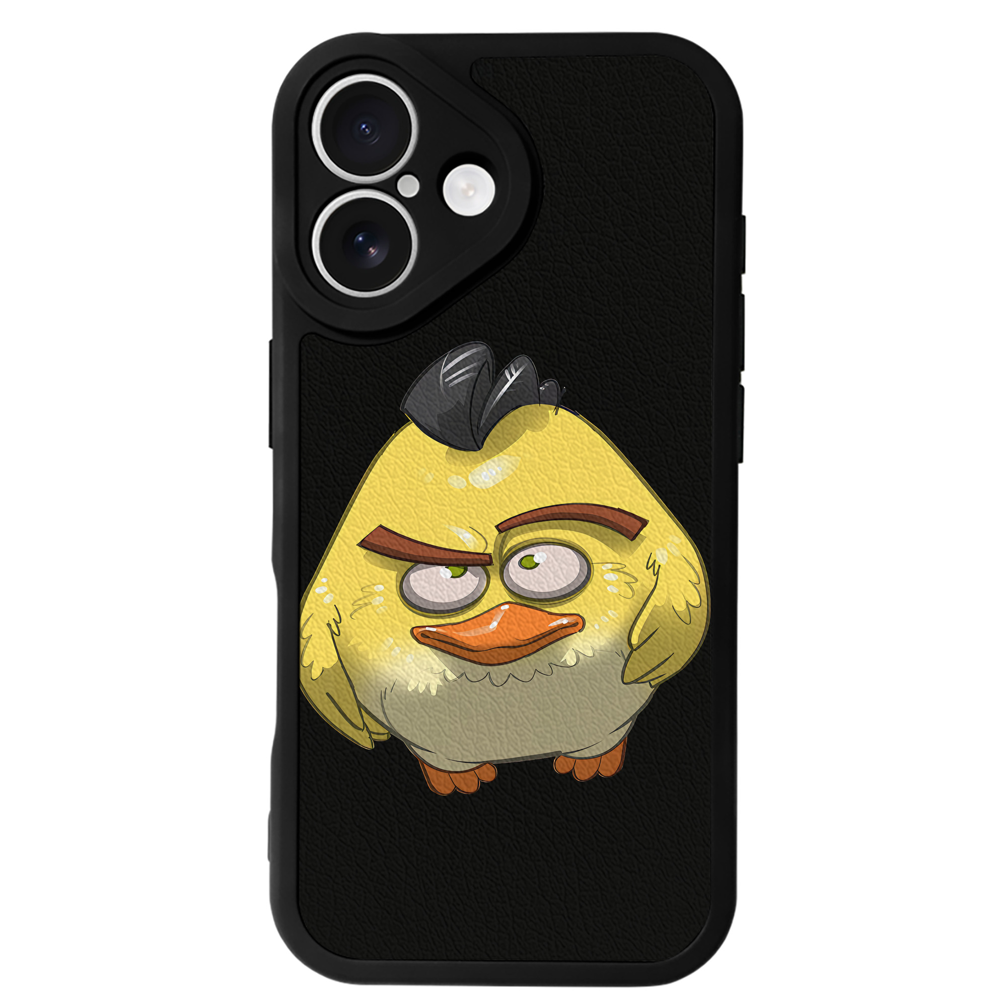 （画像用） Angry Birds アングリーバード 【iPhone 16シリーズ対応】シリコンスマホケース（レザー調） 材質：シリコン